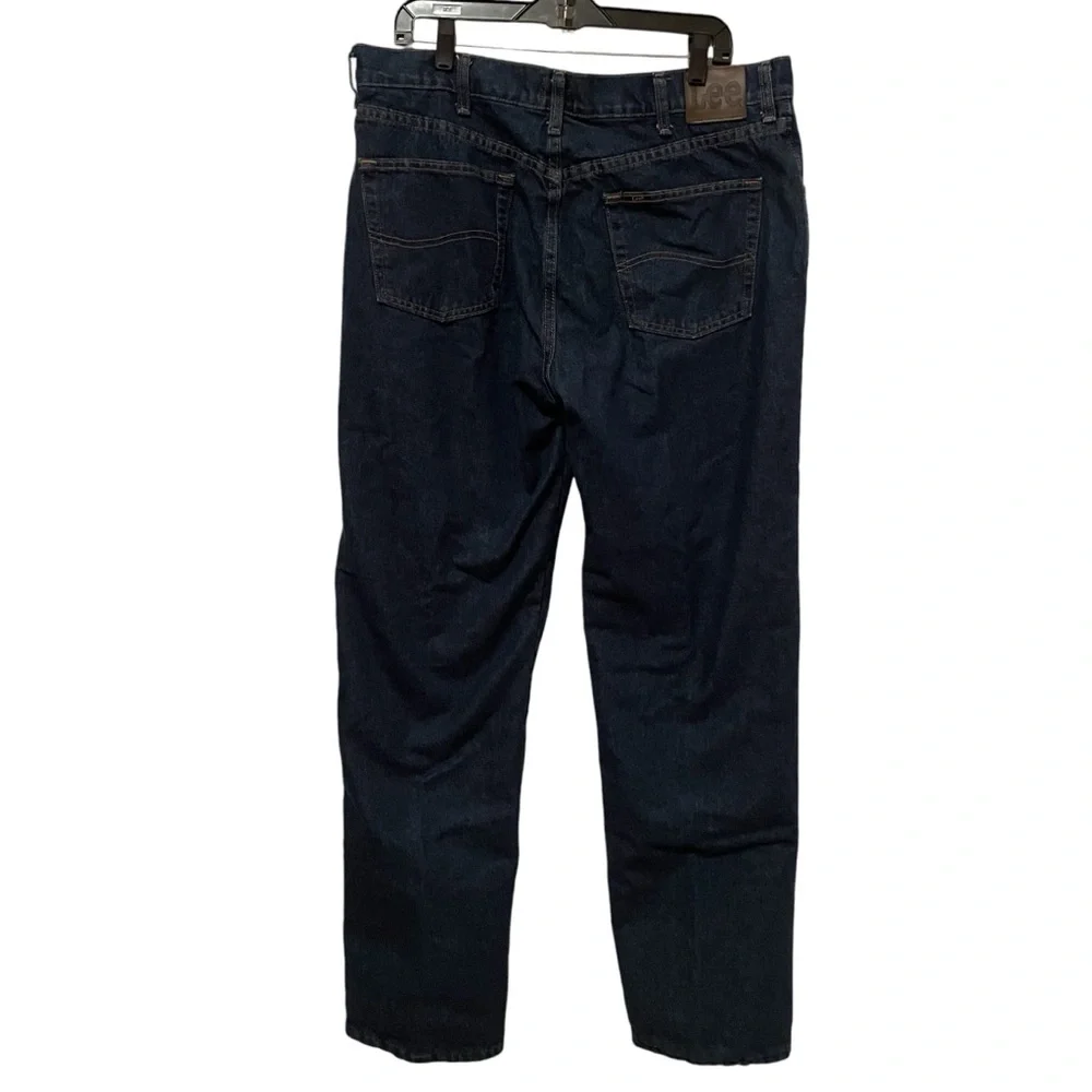Lee Men’s Fleece Lined Jeans 36” x 34” Winter Warm - Picture 4 of 7